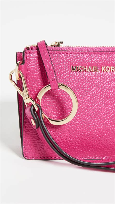 pink leather michael kors purse